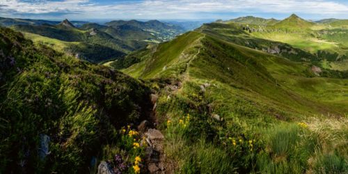 Crête vers le Peyre Arse, Cantal - Tirage photo