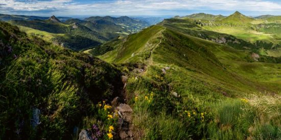 Crête vers le Peyre Arse, Cantal - Tirage photo