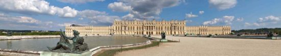 Château de Versailles, vu du Parterre d'eau - Tirage photo