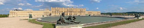 Château de Versailles, vu du Parterre d'eau - Tirage photo